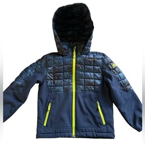 Snozu Boy's Jacket, Blue with Bright Trim, Size XS (5/6)